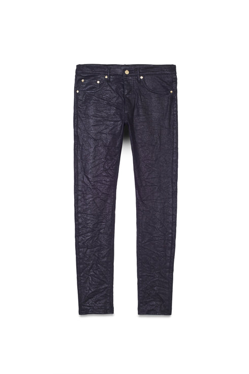 PURPLE BRAND P001 Black Lustre Snake Print Mens Apparel